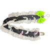 Pastel Bats Ruffle Deluxe Pacifier Clip