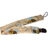 Cute as Can Bee Fabric Pacifier Clip