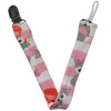 Princess Fox Fabric Pacifier Clips