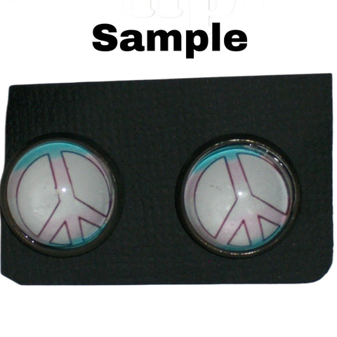 Hero Batman Cabochon Stud Earring second image
