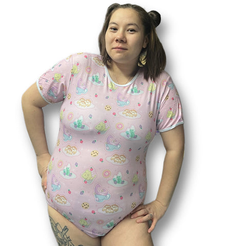 Dino Tea Time Bodysuit second image