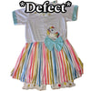 Second Chance Little Rainbow Pony Romper Dress