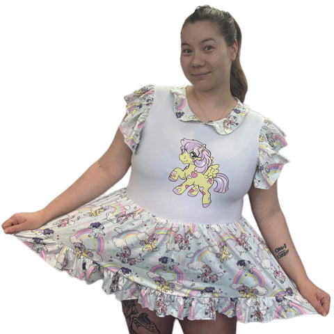 V2 Prancing Ponies Romper Dress second image