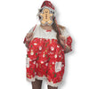Holiday Christmas Embroidered Baby Doll Dress