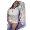Unicorn Animals Snuggle Blanket Large