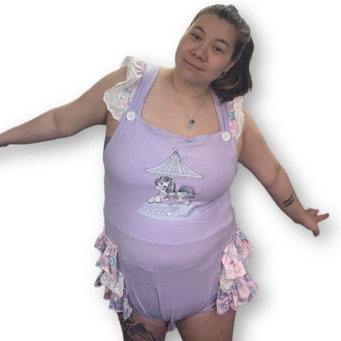 Carousel Ponies Ruffle Romper second image