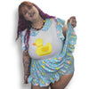 V2 Ducky Bath Time Romper Dress