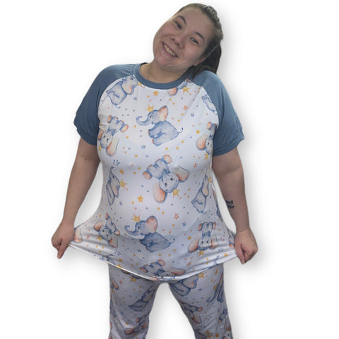 Royal Elephant Pajamas Shirt second image