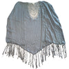 Second Chance Women’s Blue Crochet Ruana