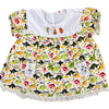 Wild Dino Friends Embroidered Baby Doll Dress
