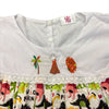 Wild Dino Friends Embroidered Baby Doll Dress