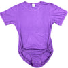 Dark Purple Cotton Bodysuit