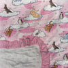 Pink Good Night Bear Snuggle Blanket X-Large