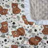 Fall Bear Snuggle Blanket Large