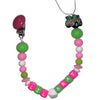 Alien Lil Brat Silicone Teether Pacifier Clip