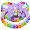 Bear Rainbow Hand Crafted Deluxe Pacifier