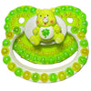 Green Bear Hand Crafted Deluxe Pacifier