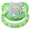 Dino Bear Hand Crafted Deluxe Pacifier