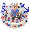 Sailor Bear Hand Crafted Deluxe Pacifier