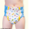 Kiddo Let’s Build Print 1 Adult Diaper Single