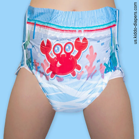 Kiddo Sea Friends Print 1 Adult Diaper Single second image