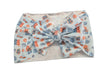 LKB's Prints Large Fabric Handmade head wrap with Bow