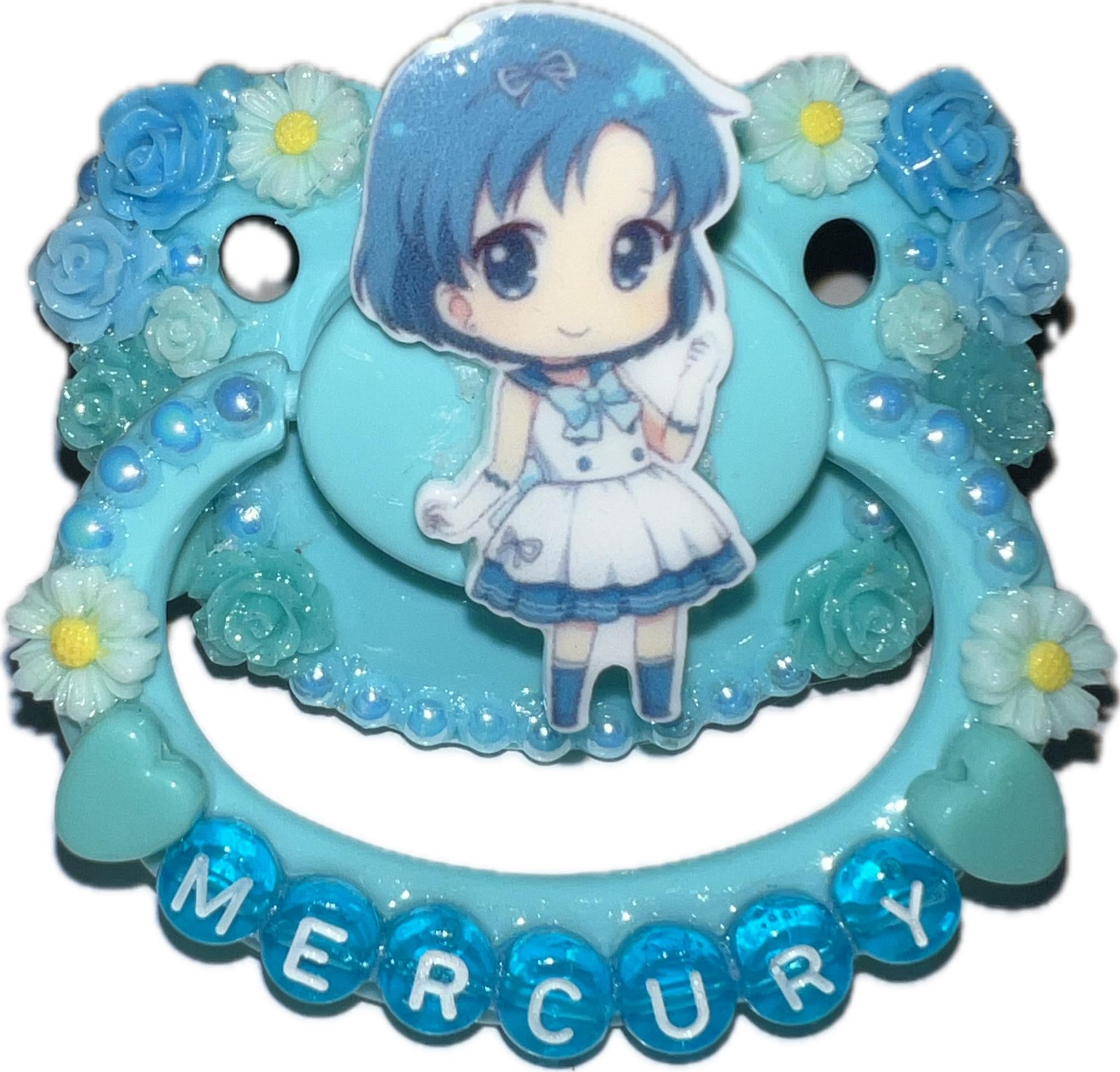 Chibi Pacifier Anime Girl Hand Crafted Deluxe Pacifier | LKB Boutique