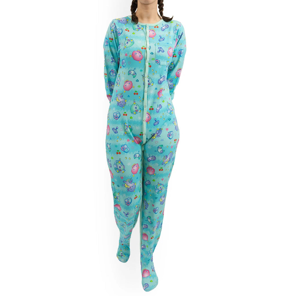 rearz lil monsters Rearz Lil' Monsters Footed Jammies 2X