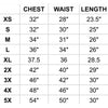 Onesie size chart 2