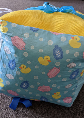 Ducky Bath Time ABDL Sensory Soft Textured Fidget Cube second image