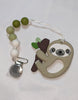 Sloth Silicone Teether Chewing Toy Pacifier Clip