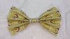Bear synthetic leather Hair Bows Large 6.5" - 7"