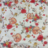 Floral Squirrel Off the Shoulder Dress
