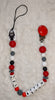 Halloween Lil Bitch Silicone Teether Pacifier Clip