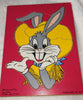 Vintage 1982 Bugs Bunny Cowboy Connor Tou wooden Puzzle SECOND CHANCE TOYS