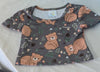 Grey Fall Bear Stuffie Shirt