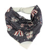 Lil Goth Circus Bandana Teething Drool Bib