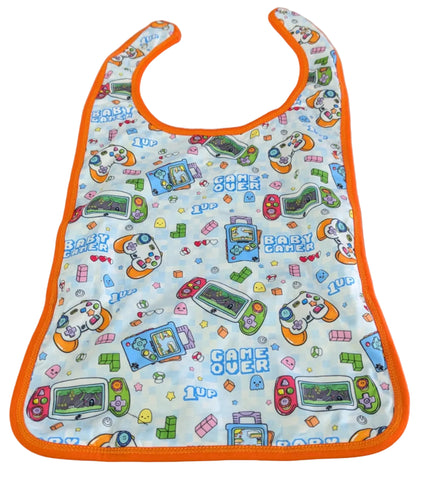 Game Over Double Sided Adult Bib second image