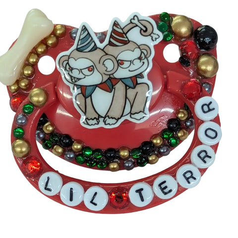 Goth Circus Hand Crafted Deluxe Pacifier second image