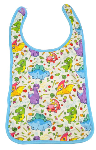 Veggisaurus Dinosaur Double Sided Adult Bib second image
