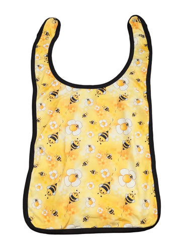 Baby Bee Double Sided Adult Bib #2 second image