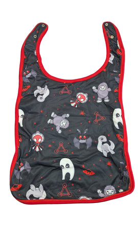 Creepy Cryptids Double Sided Adult Bib second image