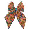  Pink/Orange/Blue Bear Large Bow