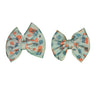 LKB Prints 2pc Fabric Handmade Hair Bow