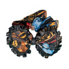  Classic Horror Movie Large Scrunches with Ruffle Bow