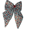  Skull Movie Large Bow  Grey