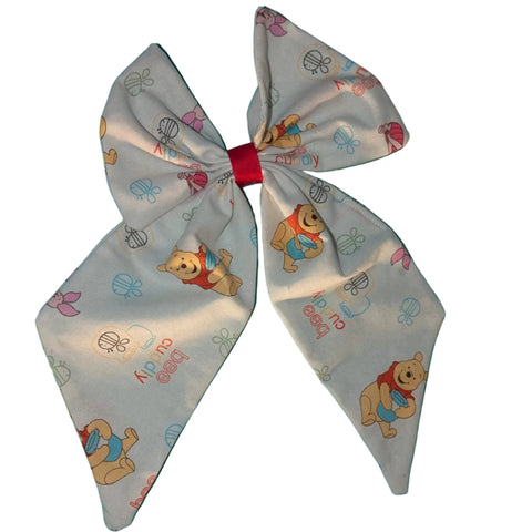 OOAK Large Handmade Hair Bow & Scrunches second image