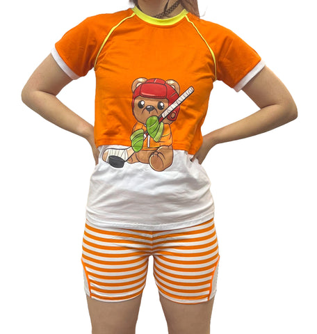 Lil Hockey Bear Shorts second image