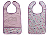Adult Little Princess Butterfly Double Sided Bib with pocket