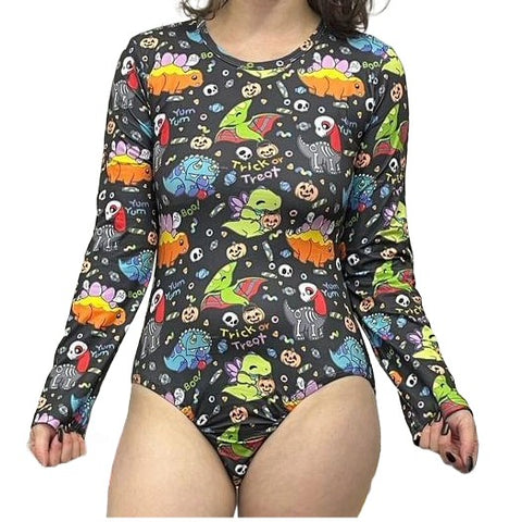 Trick or Treat Dino Bodysuit second image